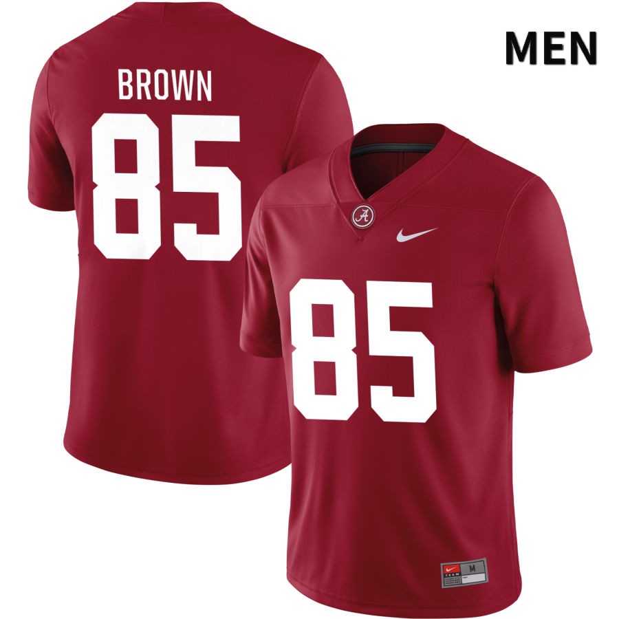 Alabama Crimson Tide Men's Elijah Brown #85 NIL Crimson 2022 NCAA Authentic Stitched College Football Jersey AD16X34PH